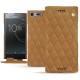 硬质真皮保护套 Sony Xperia XZ Premium - Castan esparciate - Couture
