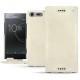 Capa em pele Sony Xperia XZ Premium - Blanc escumo