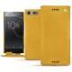 Housse cuir Sony Xperia XZ Premium - Jaune soulèu