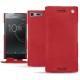 Sony Xperia XZ Premium leather case - Rouge troupelenc