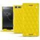 Lederschutzhülle Sony Xperia XZ Premium - Jaune fluo - Couture