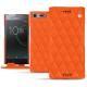 Funda de piel Sony Xperia XZ Premium - Orange fluo - Couture