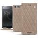 Lederschutzhülle Sony Xperia XZ Premium - Taupe vintage - Couture