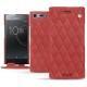 硬质真皮保护套 Sony Xperia XZ Premium - Cerise vintage - Couture