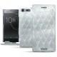 Sony Xperia XZ Premium leather case - Platinium - Couture
