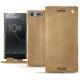 Custodia in pelle Sony Xperia XZ Premium - Serpent sabbia