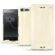 Sony Xperia XZ Premium leather case - Crocodile milk