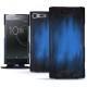 Sony Xperia XZ Premium leather case - Bleu Patine