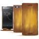 Housse cuir Sony Xperia XZ Premium - Doré Patine