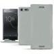 Sony Xperia XZ Premium leather case - Gris PU