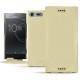Funda de piel Sony Xperia XZ Premium - Beige PU