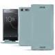 Sony Xperia XZ Premium leather case - Bleu Ciel PU
