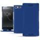 Sony Xperia XZ Premium leather case - Bleu Océan PU