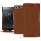 Custodia in pelle Sony Xperia XZ Premium - Marron PU