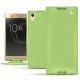 가죽 커버 Sony Xperia XA1 Ultra - Vert olive ( Nappa - Pantone 578U ) 