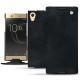 Sony Xperia XA1 Ultra leather case - Dark vintage ( Roughtcut - Black#5256 ) 