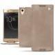 Sony Xperia XA1 Ultra leather case - Taupe vintage ( Pantone 7530C ) 