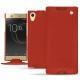 Sony Xperia XA1 Ultra leather case - Papaye ( Pantone 180C ) 