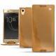 Sony Xperia XA1 Ultra leather case - Or Maïa ( Bologna Hi Gloss Metallic - Pantone 871C ) 