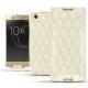 Funda de piel Sony Xperia XA1 Ultra - Blanc - Couture ( Bologna - White ) 