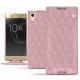 Capa em pele Sony Xperia XA1 Ultra - Rose - Couture ( Nappa - Pantone 2365C ) 