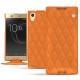 가죽 커버 Sony Xperia XA1 Ultra - Orange - Couture ( Nappa - Pantone 1495U ) 
