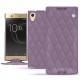 Housse cuir Sony Xperia XA1 Ultra - Lilas - Couture ( Nappa - Pantone 2645U ) 