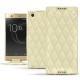 가죽 커버 Sony Xperia XA1 Ultra - Ivoire - Couture ( Sleek P C12 - White ) 