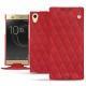 Custodia in pelle Sony Xperia XA1 Ultra - Rouge troupelenc - Couture