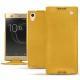 Sony Xperia XA1 Ultra leather case - Jaune soulèu
