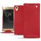 Capa em pele Sony Xperia XA1 Ultra - Rouge troupelenc