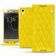 Funda de piel Sony Xperia XA1 Ultra - Jaune fluo - Couture