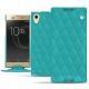 Capa em pele Sony Xperia XA1 Ultra - Bleu fluo - Couture