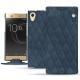 Capa em pele Sony Xperia XA1 Ultra - Jean vintage - Couture