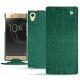 Housse cuir Sony Xperia XA1 Ultra - Crocodile pino