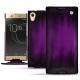 Housse cuir Sony Xperia XA1 Ultra - Violet Patine