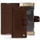 Housse cuir Sony Xperia XA1 Ultra - Châtaigne ( Pantone 476C ) 