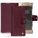 Sony Xperia XA1 Ultra leather case - Lie de vin ( Pantone 5115C ) 