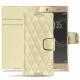 Custodia in pelle Sony Xperia XA1 Ultra - Beige - Couture ( Nappa - Pantone 7502C ) 