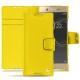 Sony Xperia XA1 Ultra leather case - Jaune fluo