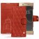 Sony Xperia XA1 Ultra leather case - Arange clouquié - Couture