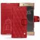 Lederschutzhülle Sony Xperia XA1 Ultra - Rouge troupelenc - Couture