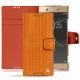 Lederschutzhülle Sony Xperia XA1 Ultra - Abaca arancio