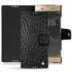 Capa em pele Sony Xperia XA1 Ultra - Autruche nero