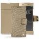 Housse cuir Sony Xperia XA1 Ultra - Autruche desert