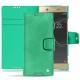 Sony Xperia XA1 Ultra leather case - Menthe vintage ( Pantone 562C ) 