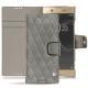 Funda de piel Sony Xperia XA1 Ultra - Acier vintage - Couture