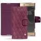 Custodia in pelle Sony Xperia XA1 Ultra - Prune vintage - Couture