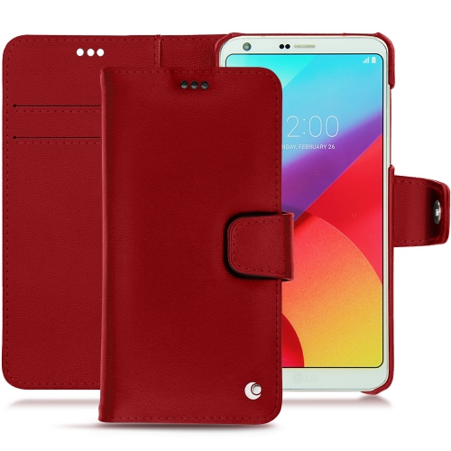 Funda de piel LG G6Rouge ( Nappa - Pantone #d50032 ) 