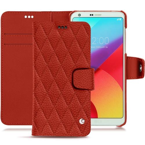 Lederschutzhülle LG G6Papaye - Couture ( Pantone #b54317 ) 